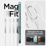 Spigen Liquid Crystal Mag Case med MagSafe til iPhone 16 Plus - klar