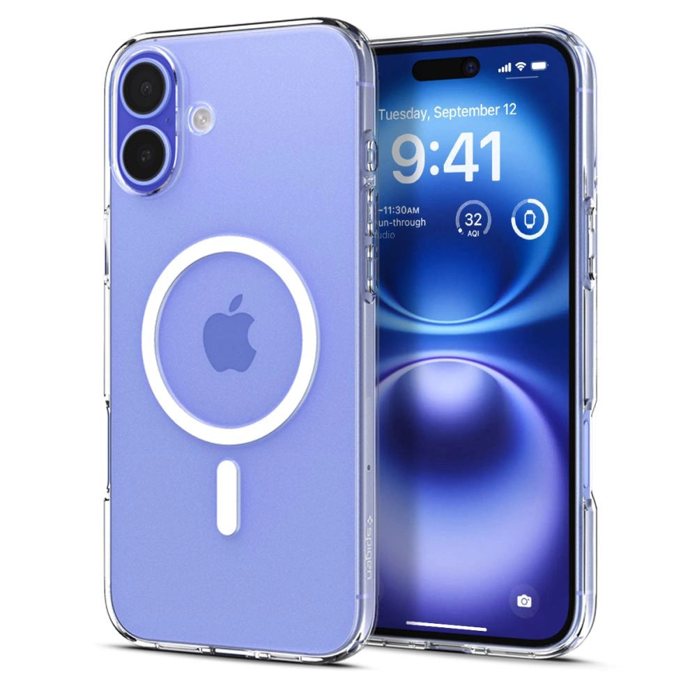 Spigen Liquid Crystal Mag Case med MagSafe til iPhone 16 Plus - klar