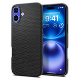 Spigen Liquid Air Case til iPhone 16 Plus - sort