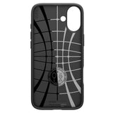 Spigen Liquid Air Case til iPhone 16 Plus - sort