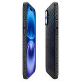 Spigen Liquid Air Case til iPhone 16 Plus - sort