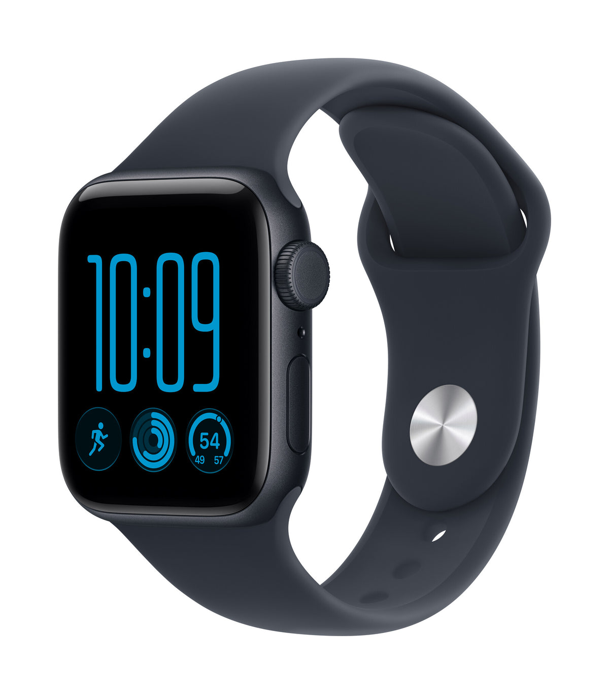 *Apple Watch SE 3 GPS + Cellular 40mm Midnight Aluminium Case with Navy Blue Sport Band - S/M