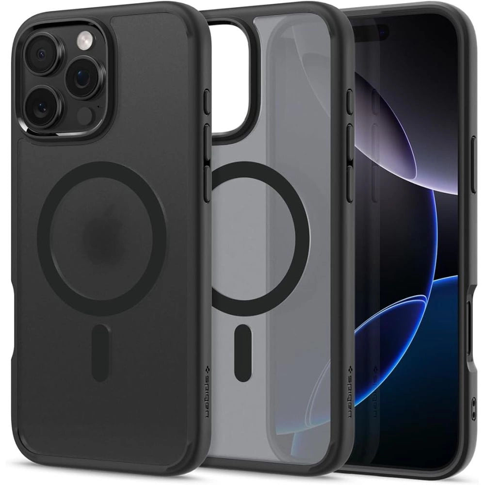 Spigen Ultra Hybrid Mag Case med MagSafe til iPhone 16 Pro Max - sort