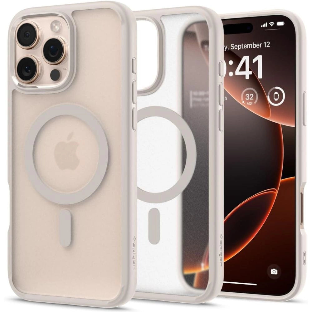 Spigen Ultra Hybrid Mag case med MagSafe til iPhone 16 Pro Max - titanium