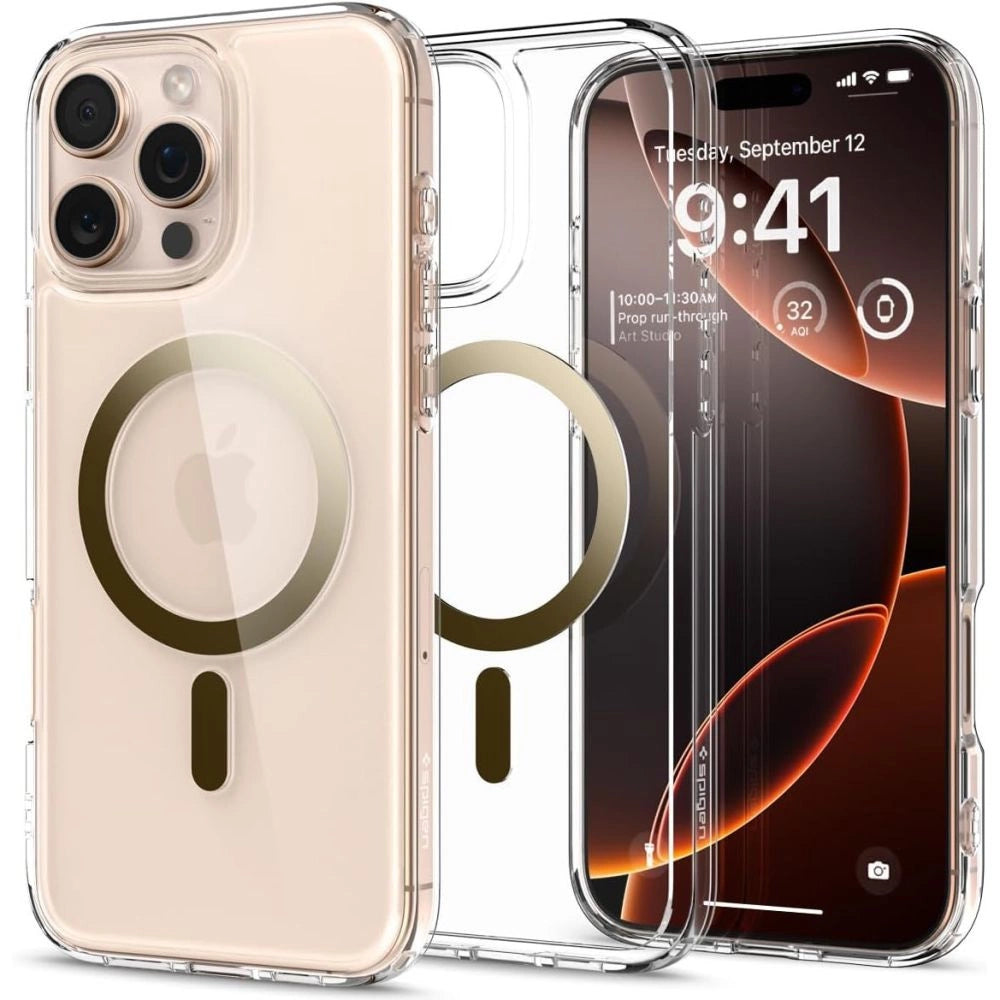 Spigen Ultra Hybrid Mag Case med MagSafe til iPhone 16 Pro Max - Guld