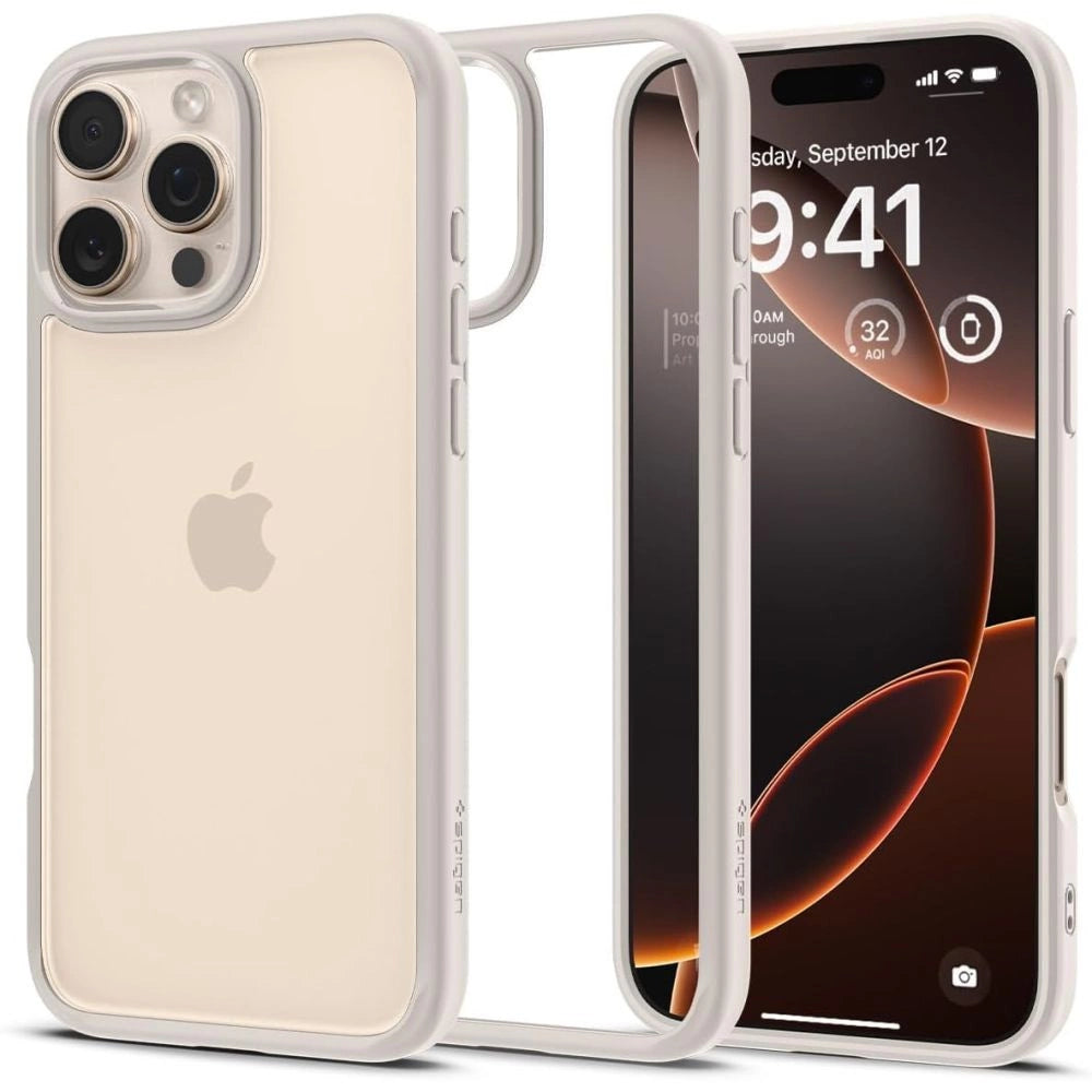 Spigen Ultra Hybrid-hylster til iPhone 16 Pro Max - titanium