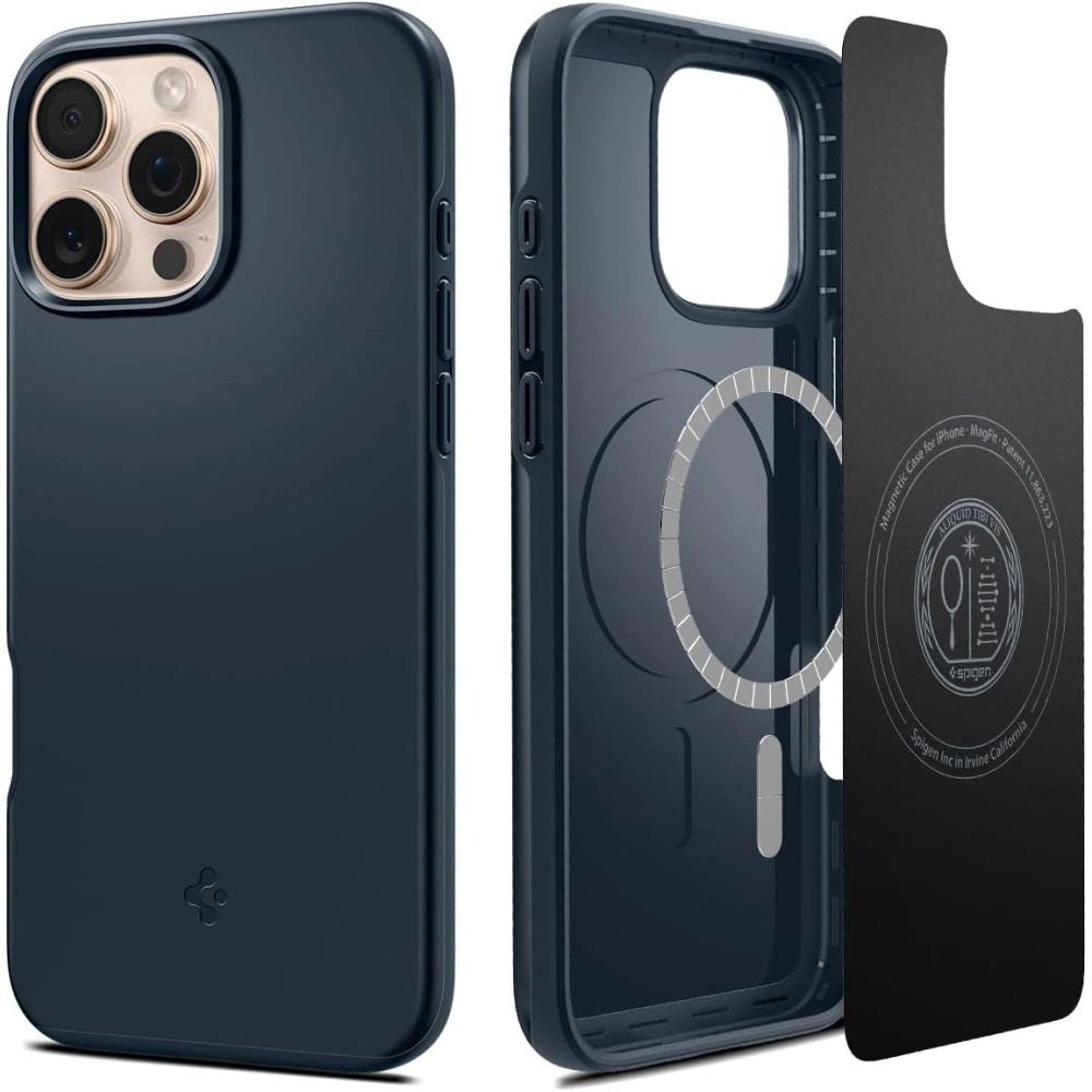 Spigen Thin Fit MagSafe Case til iPhone 16 Pro Max - mørkgrå