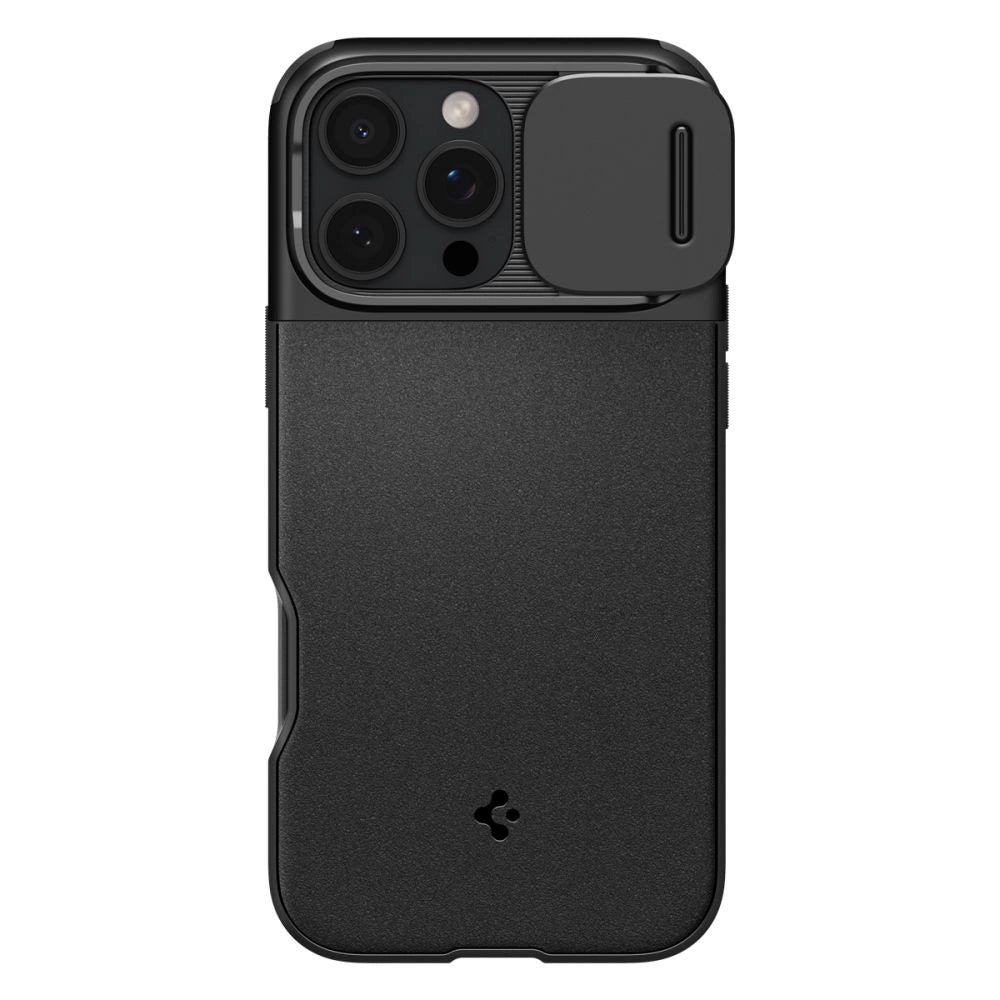 Spigen Optik Armor Mag Case med MagSafe til iPhone 16 Pro Max - sort