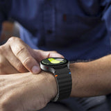 Tech-Protect Silicone Sport Strap til Samsung Galaxy Watch 4 / 5 / 5 Pro / 6 / 7 / FE - sort