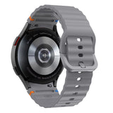 Tech-Protect Silicone Sport Strap til Samsung Galaxy Watch 4 / 5 / 5 Pro / 6 / 7 / FE - Grå