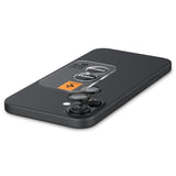 Spigen Glass tR EZ Fit Optik Pro tempereret glas til iPhone 16 / 16 Plus / 17 Kamera (2 st.) - sort