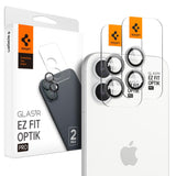 Spigen Glas.tR EZ Fit Optik Pro tempereret glas til iPhone 16 / 16 Plus / 17 (2 st.)