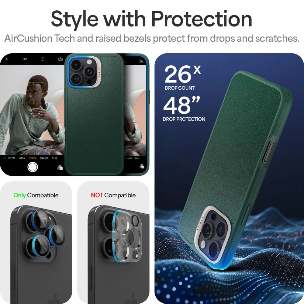 Spigen Cyrill Kajuk MagSafe iPhone 16 Pro Max Case - Grøn