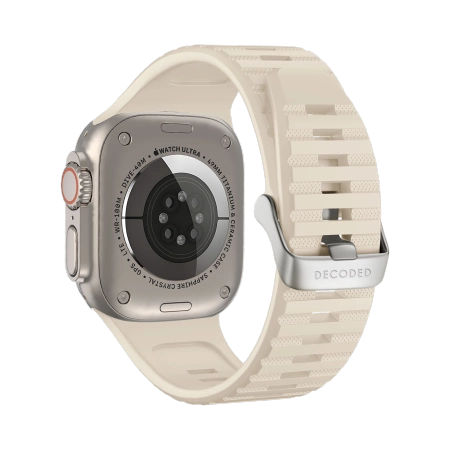 Afkodet Ultra Traction Strap til Apple Watch 42 / 44 / 45 / 49 mm - Hvid