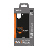 SBS Full Active D3O iPhone 16 Case - sort