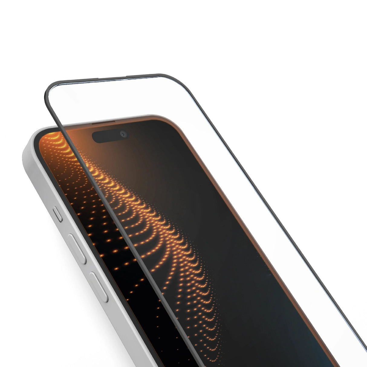 SBS tempereret glas D3O med ramme til iPhone 16 Pro Max