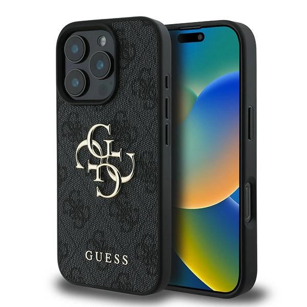 Guess 4G Big Logo iPhone 16 Pro Case - sort