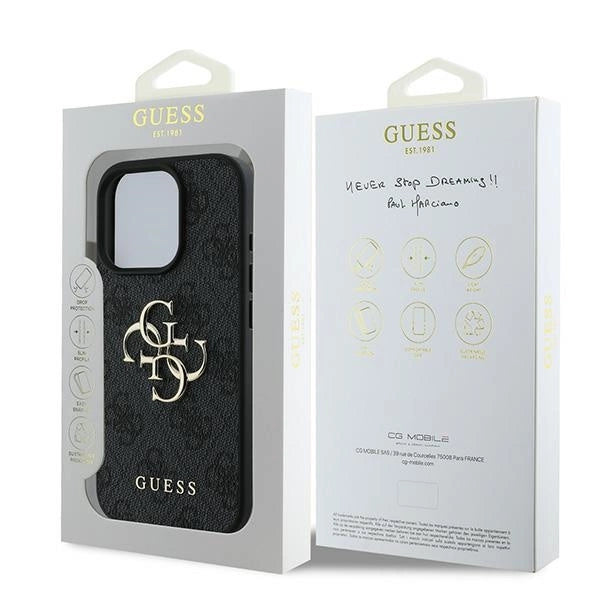Guess 4G Big Logo iPhone 16 Pro Case - sort