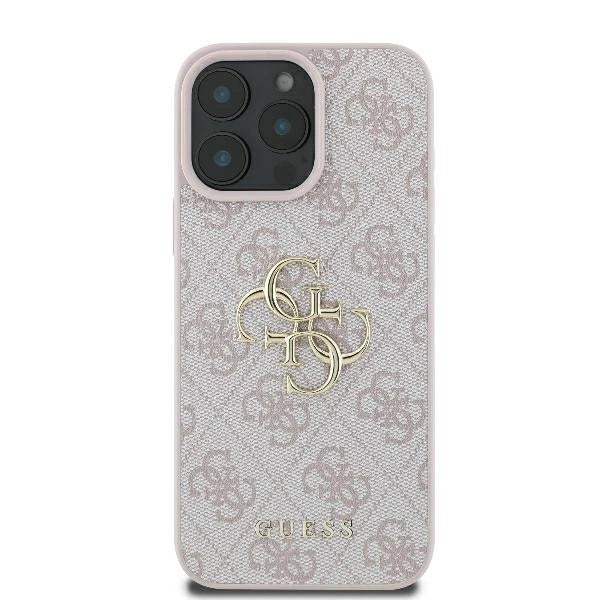 Guess 4G Big Logo Case for iPhone 16 Pro - Pink