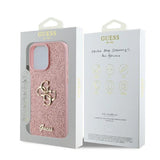 Guess Fixed Glitter Big 4G Case til iPhone 16 Pro - Pink