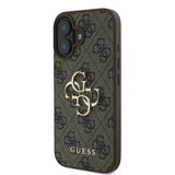 Gæt 4G Big Logo iPhone 16 Plus Case - Brown