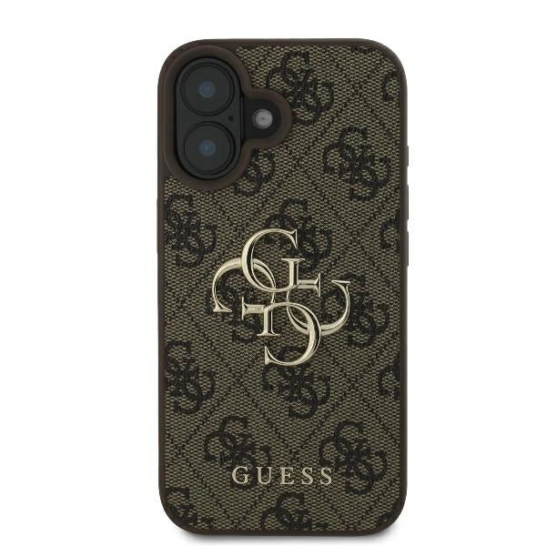 Gæt 4G Big Logo iPhone 16 Plus Case - Brown