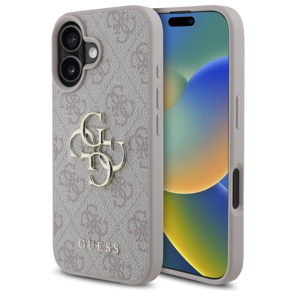 Gæt 4G Big Logo Case til iPhone 16 - Pink