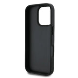 Guess læder 4G Triangle Strass MagSafe Case til iPhone 16 Pro Max - sort