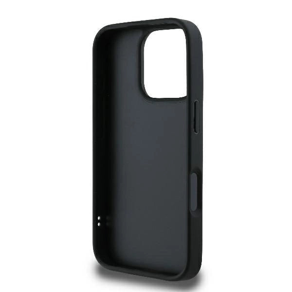 Guess Quilted Metal Logo iPhone 16 Pro Max Case - sort