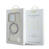 Guess IML Flowers Wreath MagSafe iPhone 16 Pro Case - sort