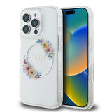 Gæt IML Flowers Wreath MagSafe iPhone 16 Pro Case - klar