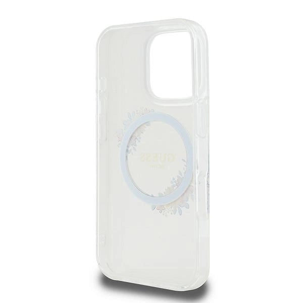 Gæt IML Flowers Wreath MagSafe iPhone 16 Pro Case - klar