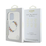 Gæt IML Flowers Wreath MagSafe iPhone 16 Pro Case - klar