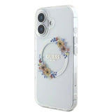 Gæt IML Flowers Wreath MagSafe iPhone 16 Case - klar
