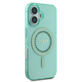 Gæt IML Rhinestones MagSafe iPhone 16 Case - Grøn