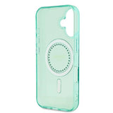 Gæt IML Rhinestones MagSafe iPhone 16 Case - Grøn
