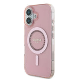 Gæt IML Rhinestones MagSafe iPhone 16 Case - Pink