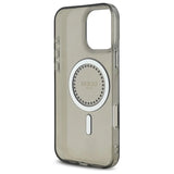 Guess IML Rhinestones MagSafe Case til iPhone 16 Pro Max - sort