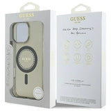 Guess IML Rhinestones MagSafe Case til iPhone 16 Pro Max - sort