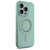 Gæt IML Rhinestones MagSafe iPhone 16 Pro Max Case - Grøn