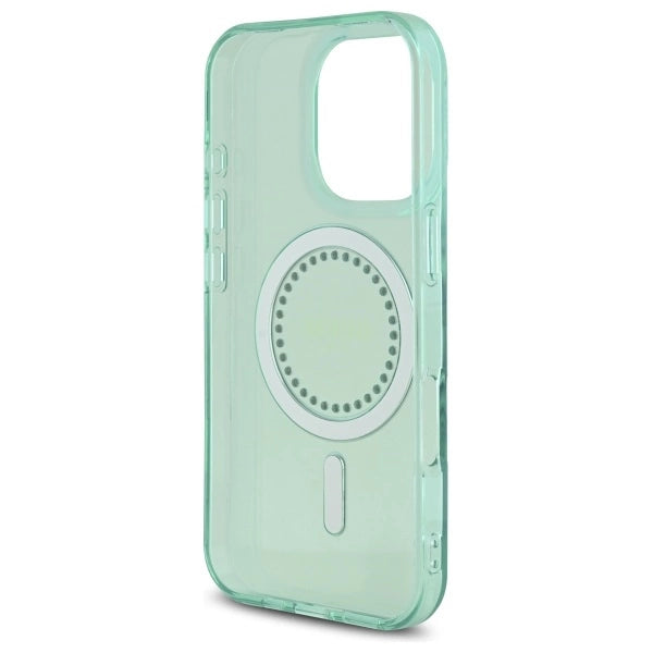 Gæt IML Rhinestones MagSafe iPhone 16 Pro Max Case - Grøn