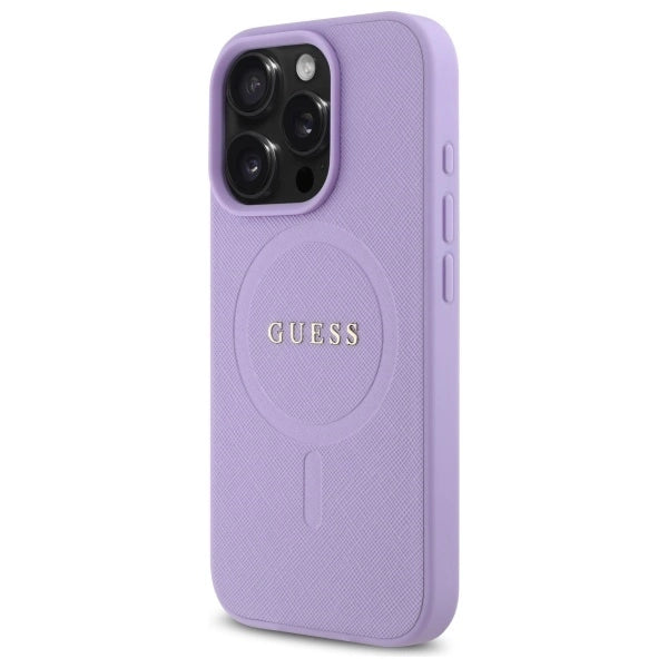 Gæt Saffiano MagSafe iPhone 16 Pro Max Case - lilla