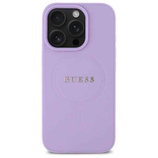 Gæt Saffiano MagSafe iPhone 16 Pro Max Case - lilla