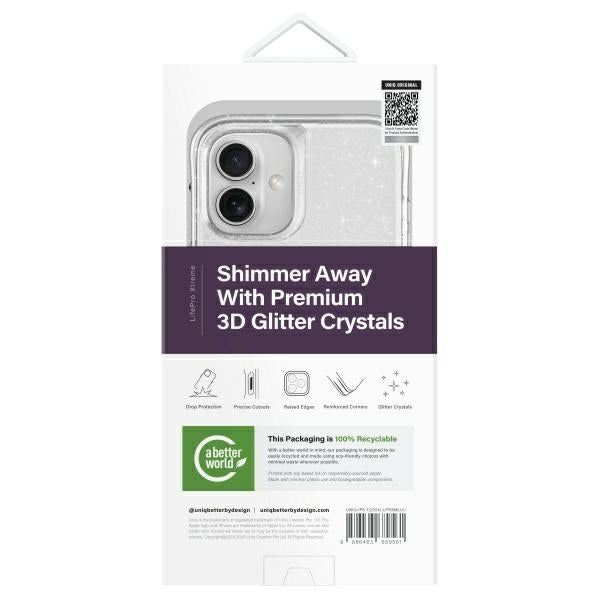 Uniq LifePro Xtreme Magclick opladning iPhone 16 Plus Case - gennemsigtig