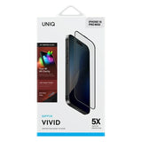 Uniq Optix Vivid hærdet glas med applikator til iPhone 16 Pro Max