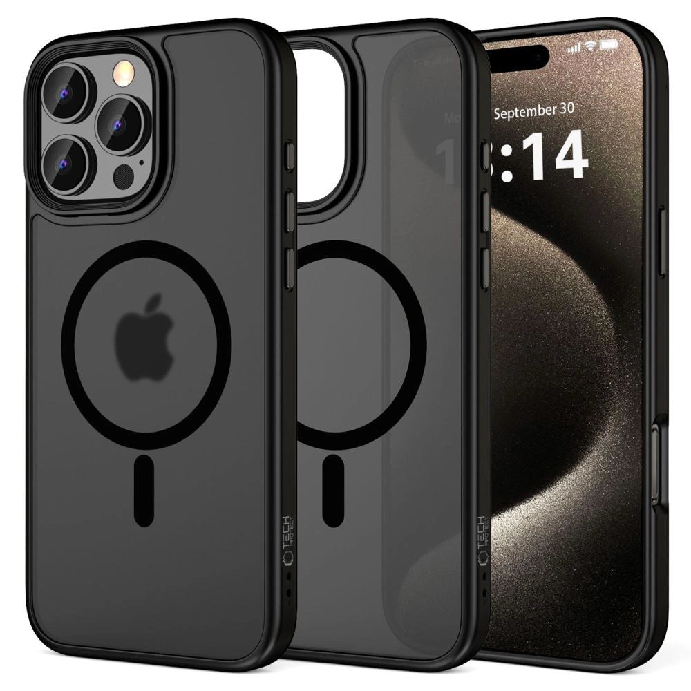 Tech-Protect MagMat MagSafe Case til iPhone 16 Pro Max - sort