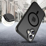 Tech-Protect MagEdge MagSafe iPhone 16 Case - Halvt gennemsigtigt
