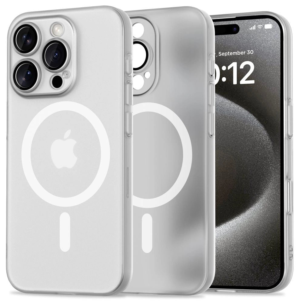 Tech-Protect MagSlim MagSafe Case til iPhone 16 Pro - hvid