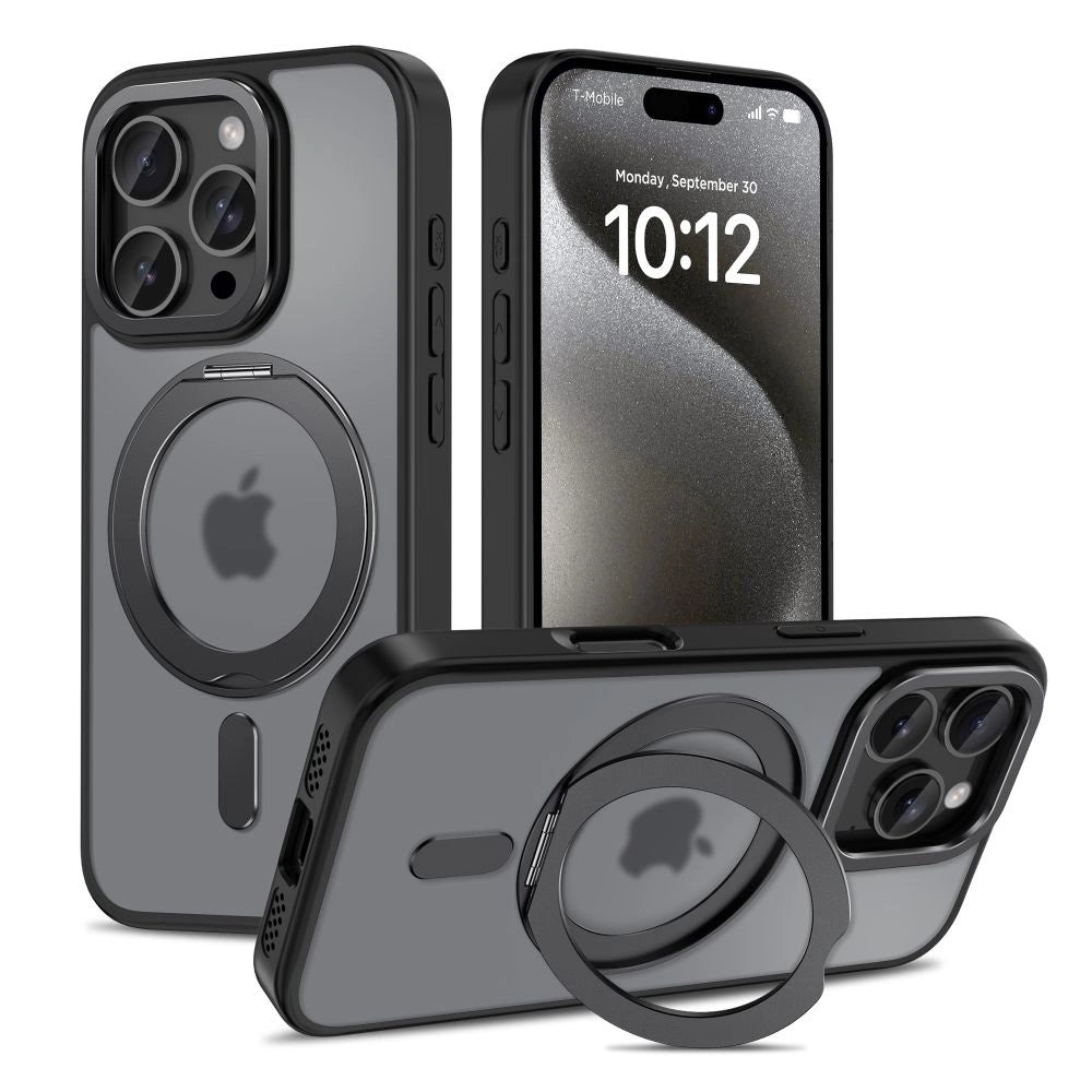 Tech-Protect MagRing MagSafe Case med stativ til iPhone 16 Pro - sort