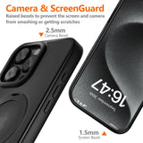 Tech-Protect MagRing MagSafe Case med stativ til iPhone 16 Pro Max - sort